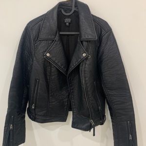 Topshop Faux Leather Jacket